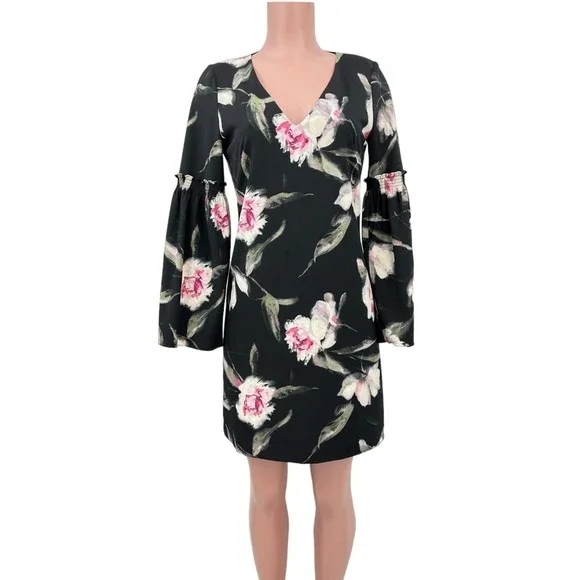 wedding guest dress short sleeve Ever-Pretty V-Neck High-Low Summer Formal Wedding Guest Dress with Short Sleeves